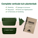 Bac à plantes pour jardin vertical - Système clic - Kit de démarrage - 6 pièces